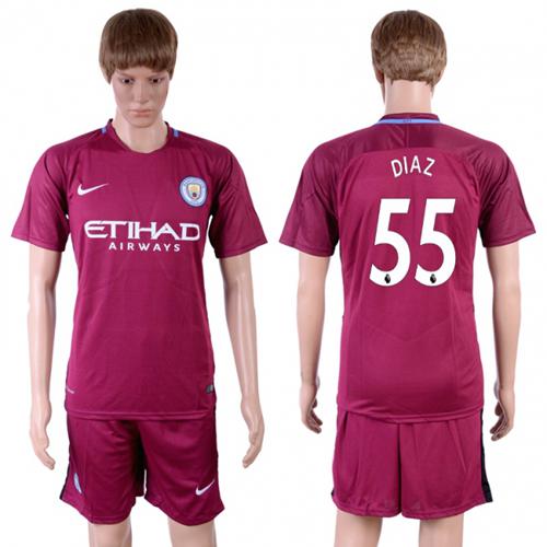 Manchester City #55 Diaz Away Soccer Club Jersey - Click Image to Close